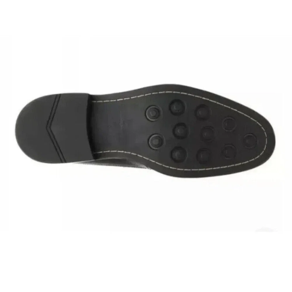 New Blake Mckay pierce wingtip oxford dress shoes black sz 8 11.5 Leather
